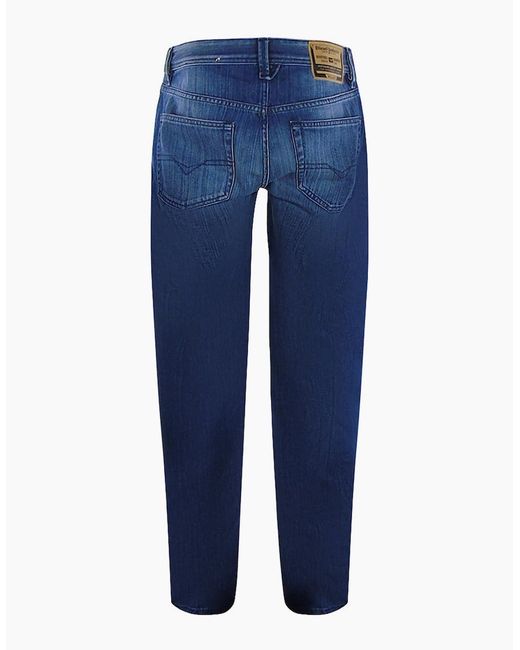 DIESEL Blue Larkee-X Dark Denim Pants for men