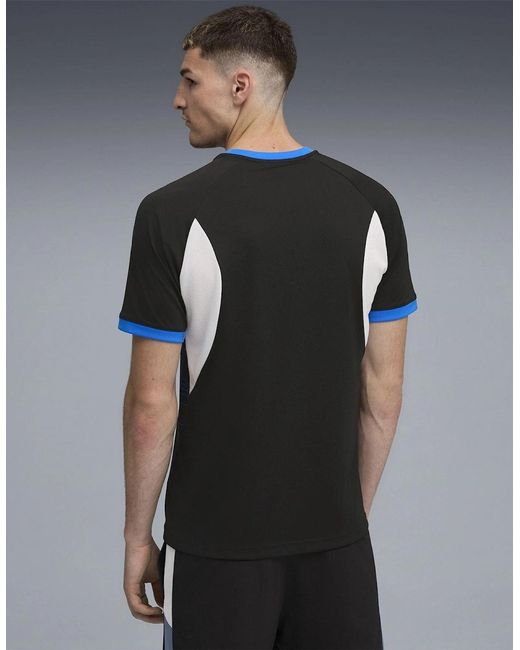 PUMA Blue Individualliga Graphic Jersey T-Shirt for men