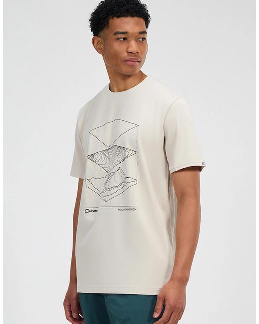 Berghaus White Everyday Elements Short Sleeve T-Shirt for men