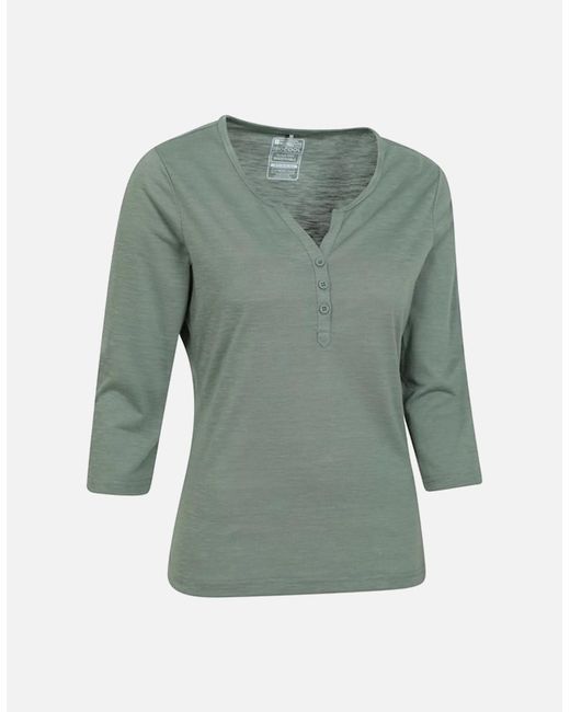 Mountain Warehouse Green Ladies Paphos Quick Dry Uv Protection Top