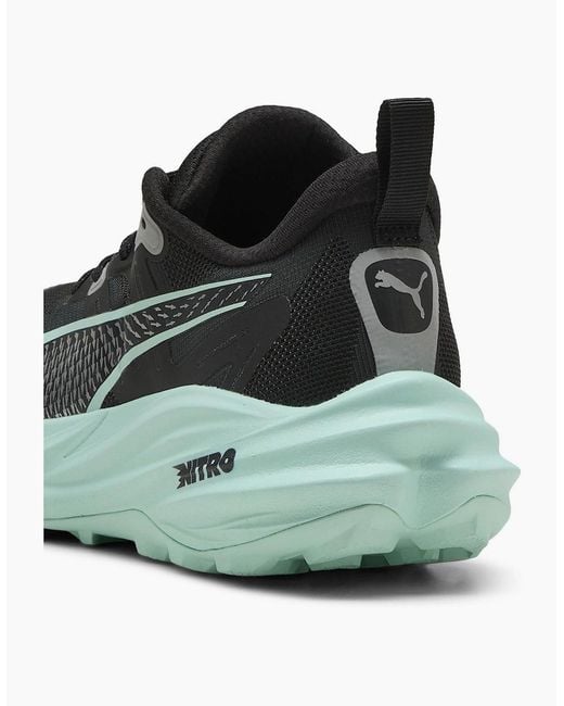 PUMA Green Voyage Nitro Running Shoes for men