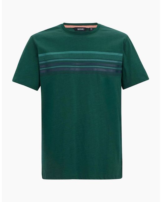 Regatta Green Rendro T-Shirt for men
