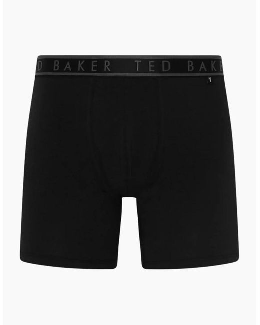 Ted Baker Red 3-Pack Geo Print Boxer Briefs, /Claret for men
