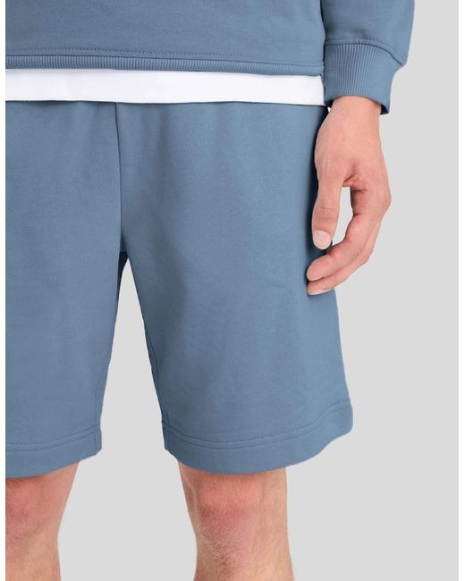 Lyle & Scott Blue Everyday Cotton Sweat Shorts for men