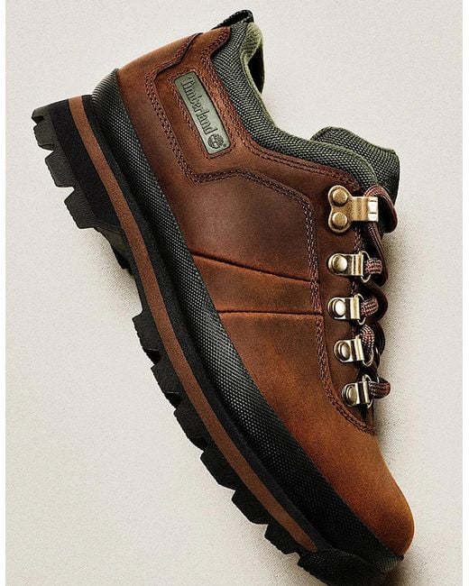 Timberland Black Euro Hiker Low Shoes for men