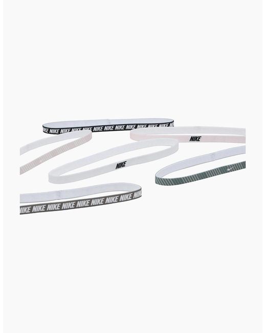 Nike Metallic Printed Flex Classic Headband (Pack Of 6)