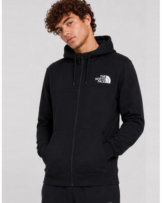 The North Face Black Himalayan Zip Up Cut And Sew Design Tracksuit
