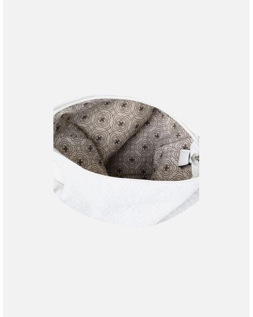 Rieker White Gravity Messenger Handbag