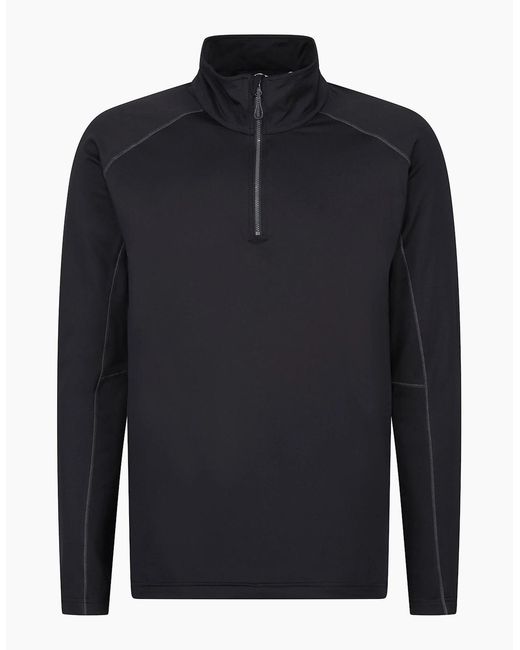 Regatta Blue Professional Core Stretch Half Zip Midlayer for men