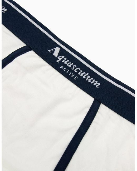 Aquascutum Black Active 3 Pack Underwear for men