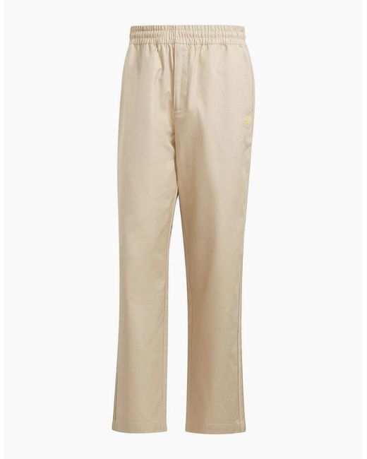 Adidas Originals Natural Drawstring Chinos for men