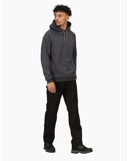Regatta Gray Professional Overhead Hoodie for men
