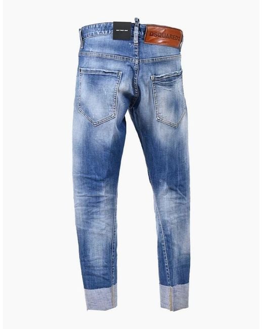 DSquared² Blue Sexy Twist Jean Light Denim Pants