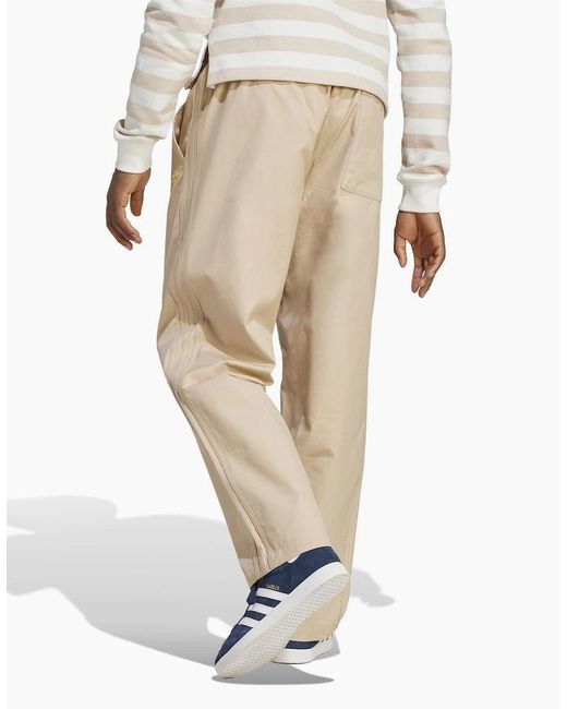 Adidas Originals Natural Drawstring Chinos for men
