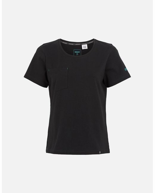Regatta Black Professional /Ladies Ada Cotton Stretch T-Shirt