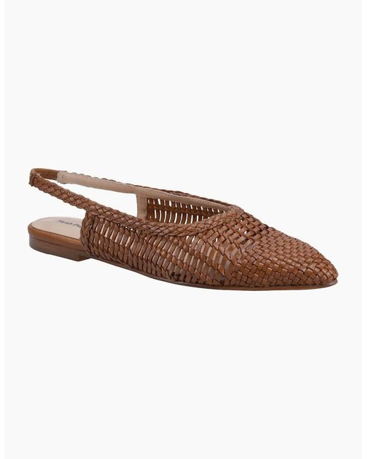 Hush Puppies Brown Dalia Slingback Ballerina Shoes