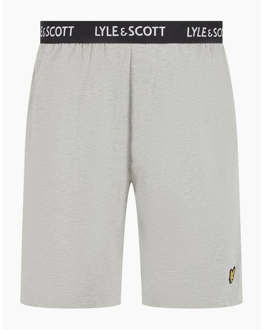 Lyle & Scott White Charlie Loungewear Set for men
