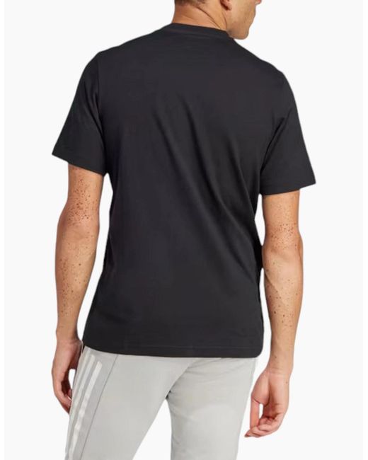 Adidas Black Ir5828 Camo T Shirts Badge Of Sports Graphic Crew Neck T Shirt for men