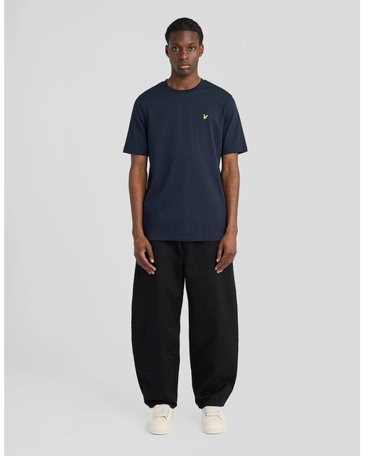 Lyle & Scott Blue Relaxed Cotton T-Shirt for men