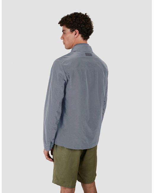 Paul & Shark Blue Shacket Re-130 High Density for men