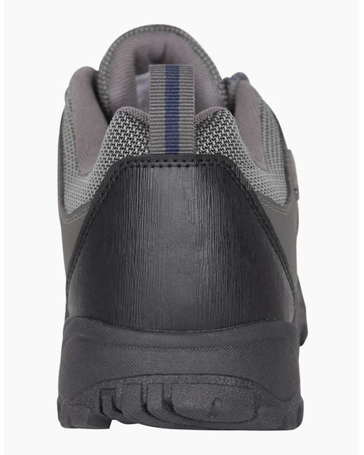 Mountain Warehouse Gray Adventure Waterproof Walking Shoes for men