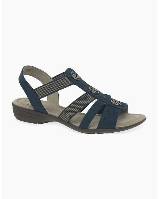 Softline Blue Kali Sandals