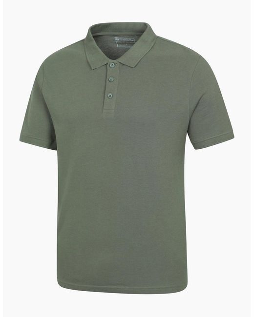 Mountain Warehouse Green Lakeside Ii Polo Shirt for men