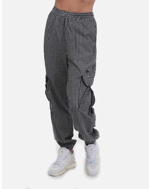Adidas Originals Gray Gingham Track Pants