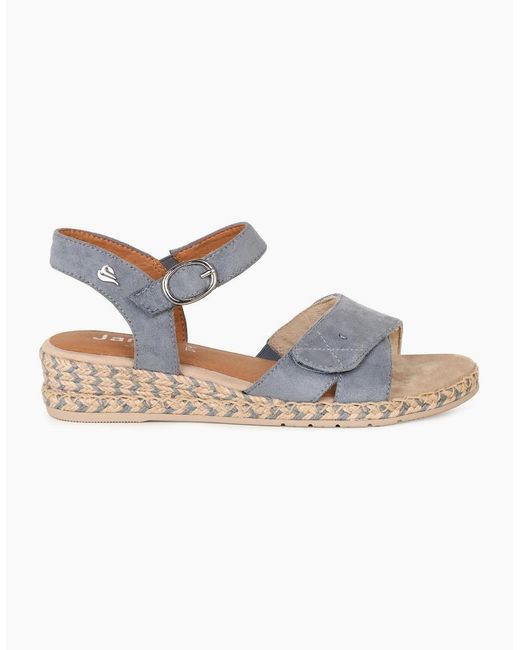 Softline Multicolor California Low Wedge Sandals