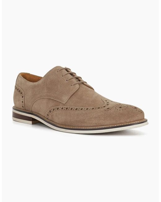 Dune Brown Stanford Shoes for men