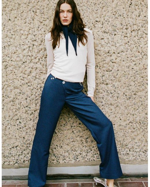 No Emotions UK Blue The Claudia Trousers