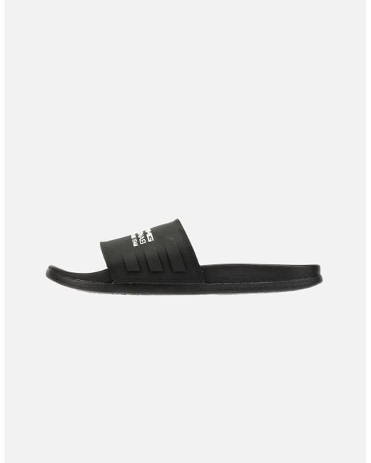 Adidas Originals Blue Adilette Comfort Mercedes Slides
