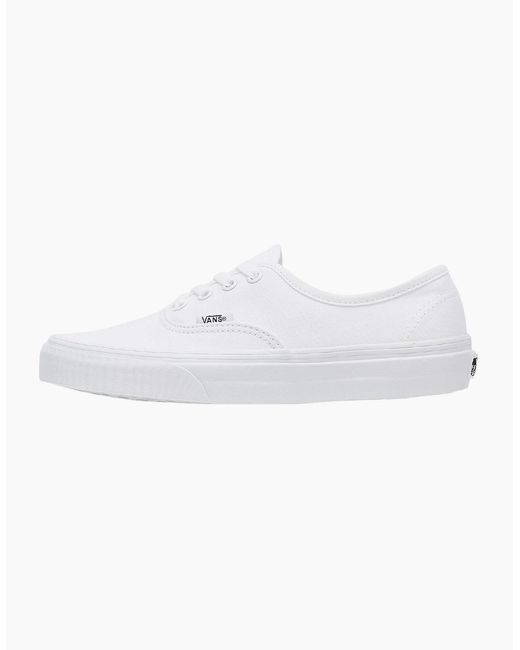 Vans White Authentic Canvas Trainers