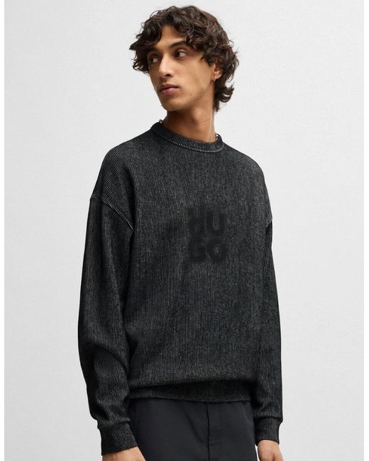 Boss Black Hugo Dinkam Crew Neck Sweatshirt for men