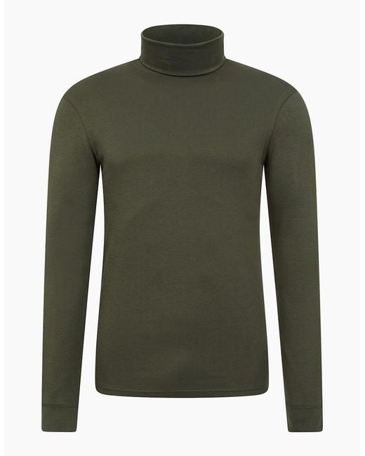 Mountain Warehouse Green Meribel Cotton Thermal Top for men