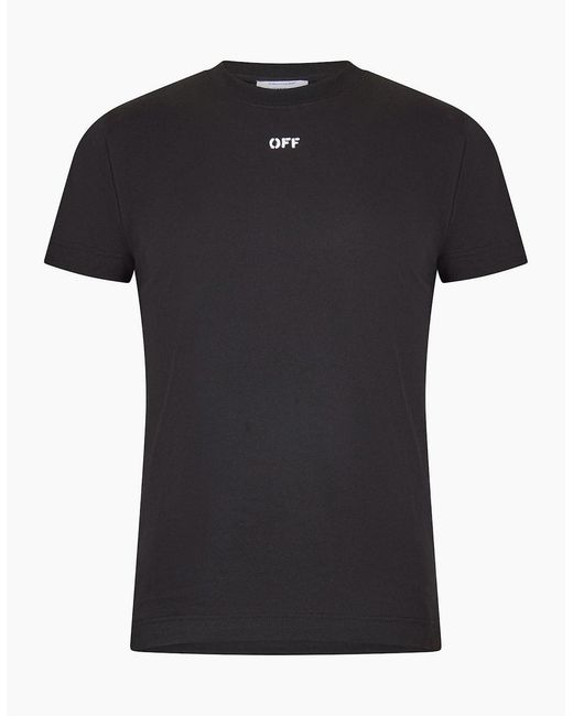 Off-White c/o Virgil Abloh Black Slim Fit T Shirt for men