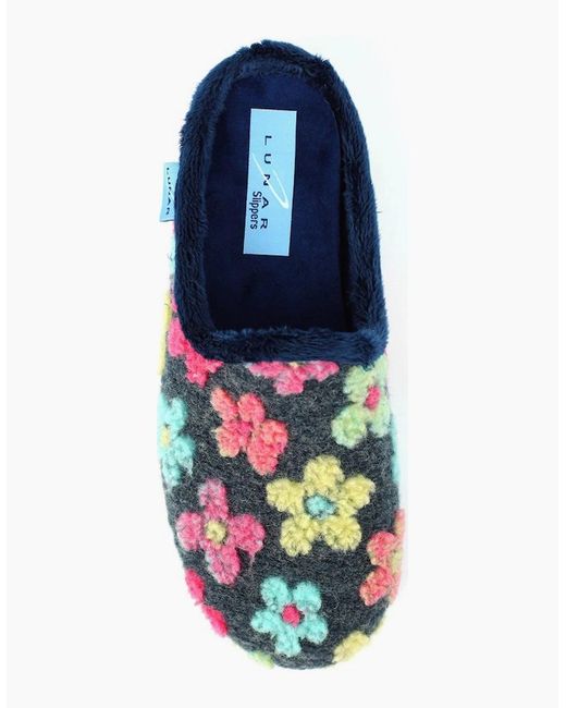 Lunar Blue Dolly Slippers
