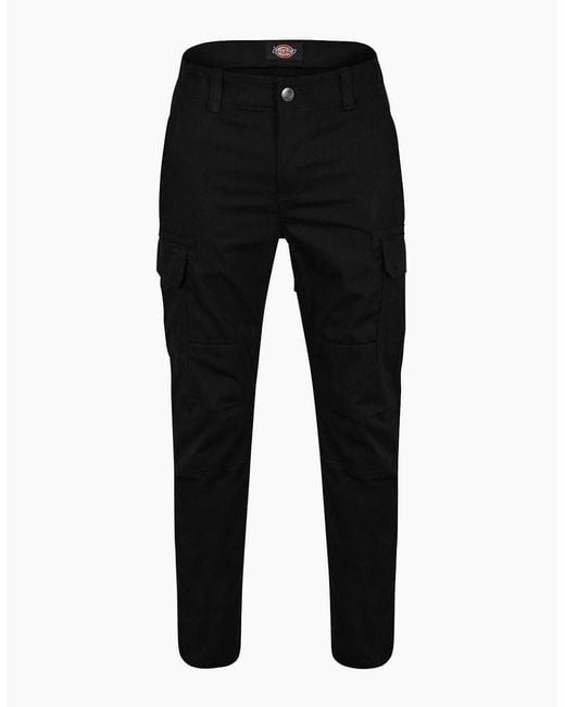Dickies Black Cargo Trousers for men