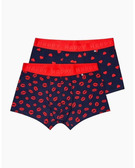 Happy Socks Red 2-Pack Love Gift Set for men
