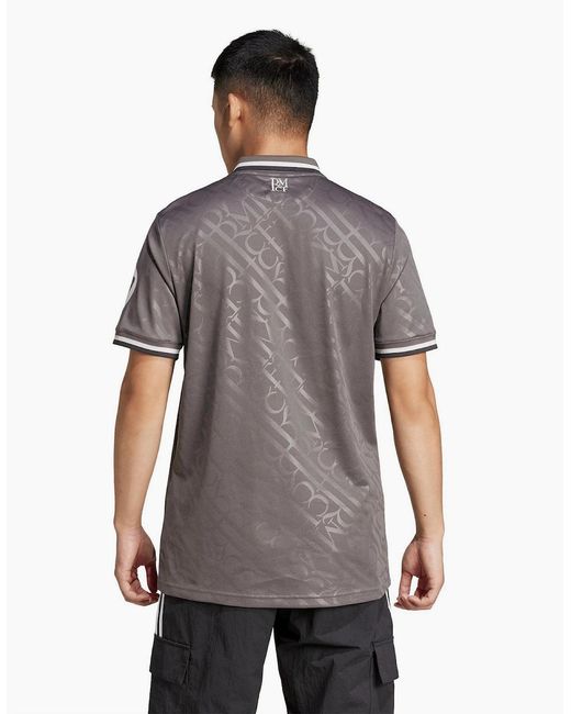 Adidas Gray Real 3 Jersey for men