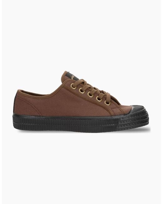 Novesta Brown Star Master Canvas Trainers for men