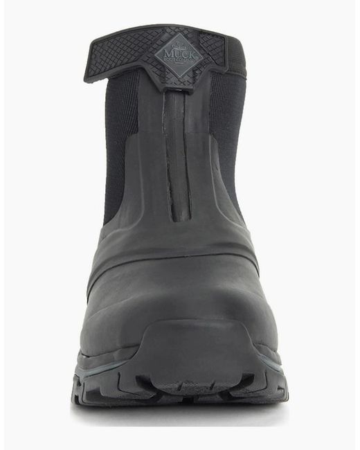 Muck Boot Black Apex Mid Zip Wellingtons for men