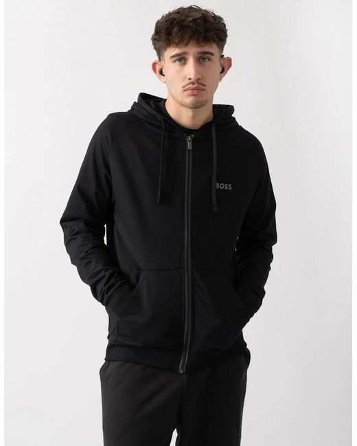 Boss Black Boss Authentic Zip Up Loungewear Hoodie 50545573 for men
