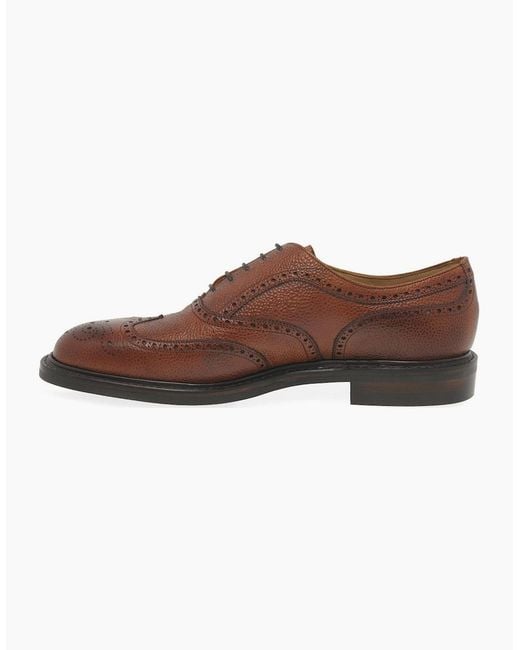 Cheaney Brown Hythe Formal Lace Up Shoes for men