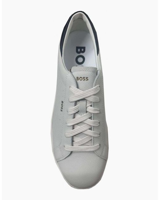 Boss Gray Open Belwar Tenn Trainers for men