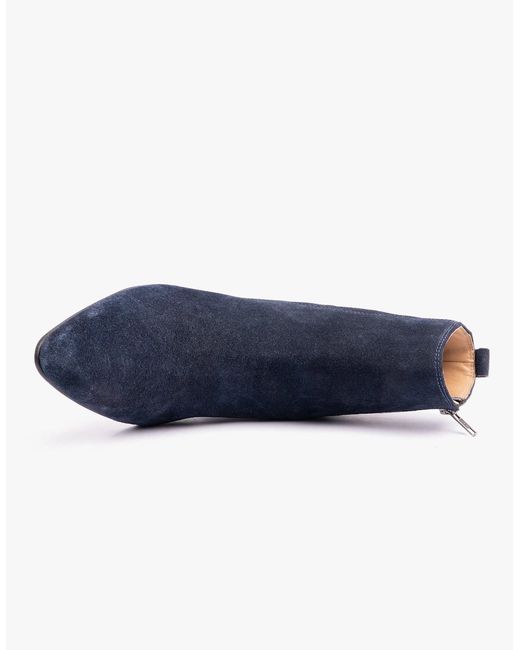 Club Cubano Blue Lennon Cuban Heel Boots Suede for men