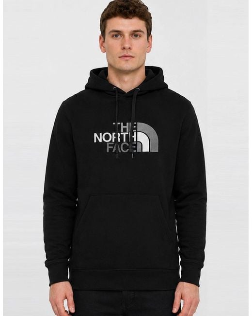 The North Face Black Drew Peak Pullover Hoodie for men