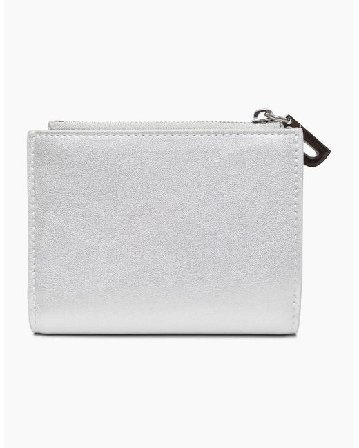 DIESEL White Zip Billfold Wallet for men