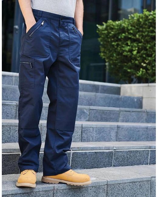 Regatta Blue Pro Action Trousers for men
