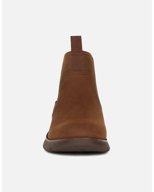 Skechers Brown Augustino Chelsea Boots for men
